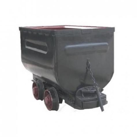 曲軌側卸式礦車